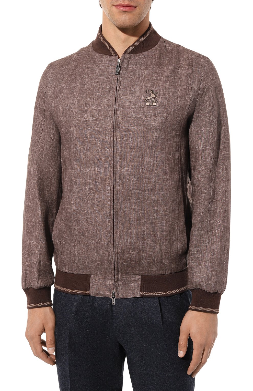 Льняной бомбер ZILLI, арт. MF0-84060-G13711/0001, фото 3