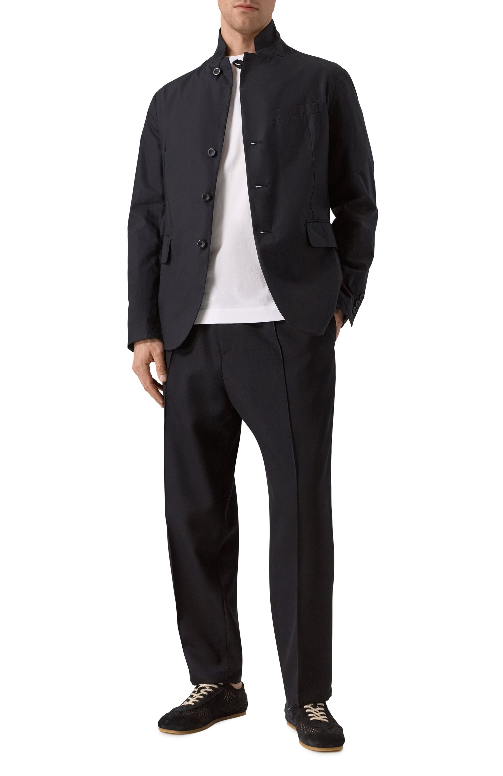 Хлопковый пиджак HANNES ROETHER, арт. SCHU22MANN.576/, фото 3