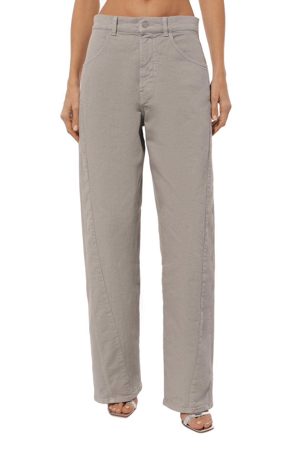 Джинсы ANDREA YA'AQOV светло-серого цвета по цене 47100 руб., арт. 24WHIL25, фото 3 Джинсы ANDREA YA'AQOV, арт. 24WHIL25, фото 3