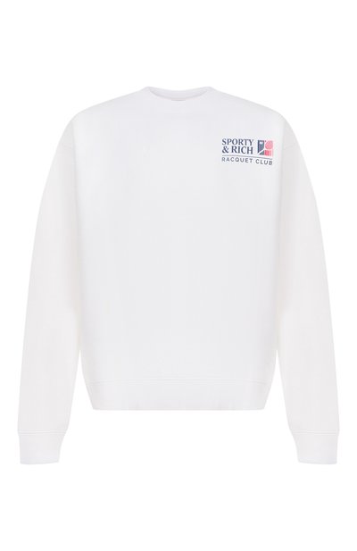 Мужской хлопковый свитшот SPORTY AND RICH, арт. ST098710431WH01
