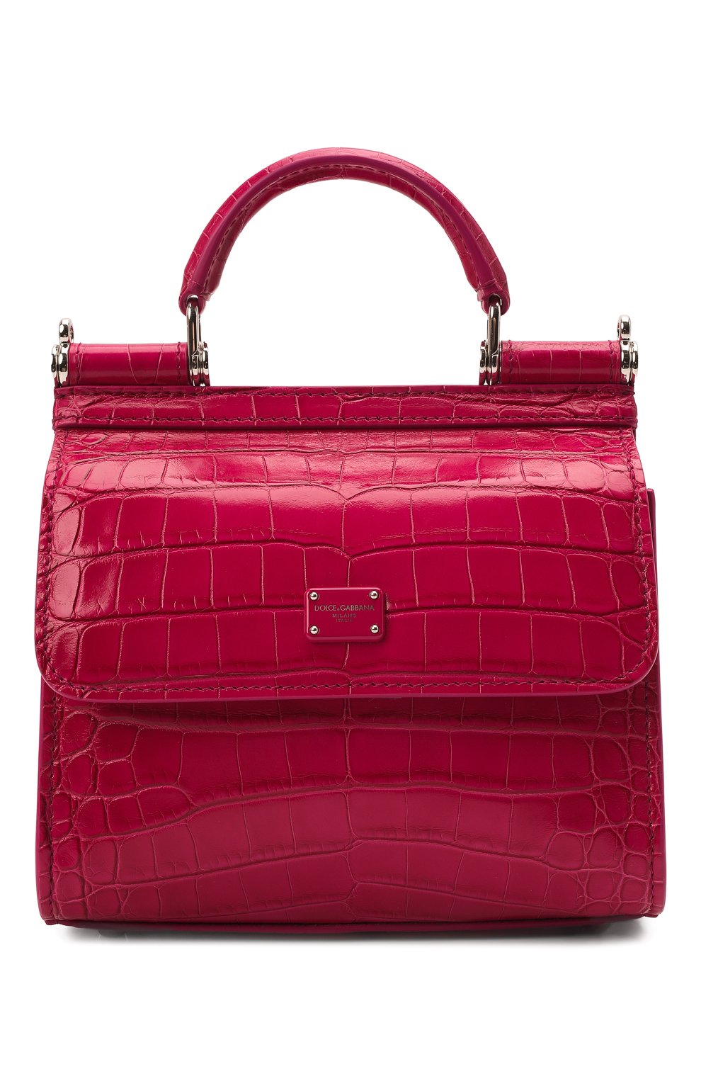 Сумка sicily 58 micro из кожи аллигатора DOLCE & GABBANA, арт. BB6846/A2Y14/AMIS, фото 1