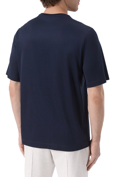 Хлопковая футболка ZILLI, арт. TSR02AM0100VDBZ00, фото 4