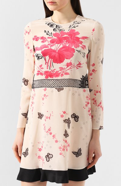 Шелковое платье REDVALENTINO разноцветного цвета по цене 58850 руб., арт. RR3VAA95/TVJ, фото 3 Шелковое платье REDVALENTINO, арт. RR3VAA95/TVJ, фото 3