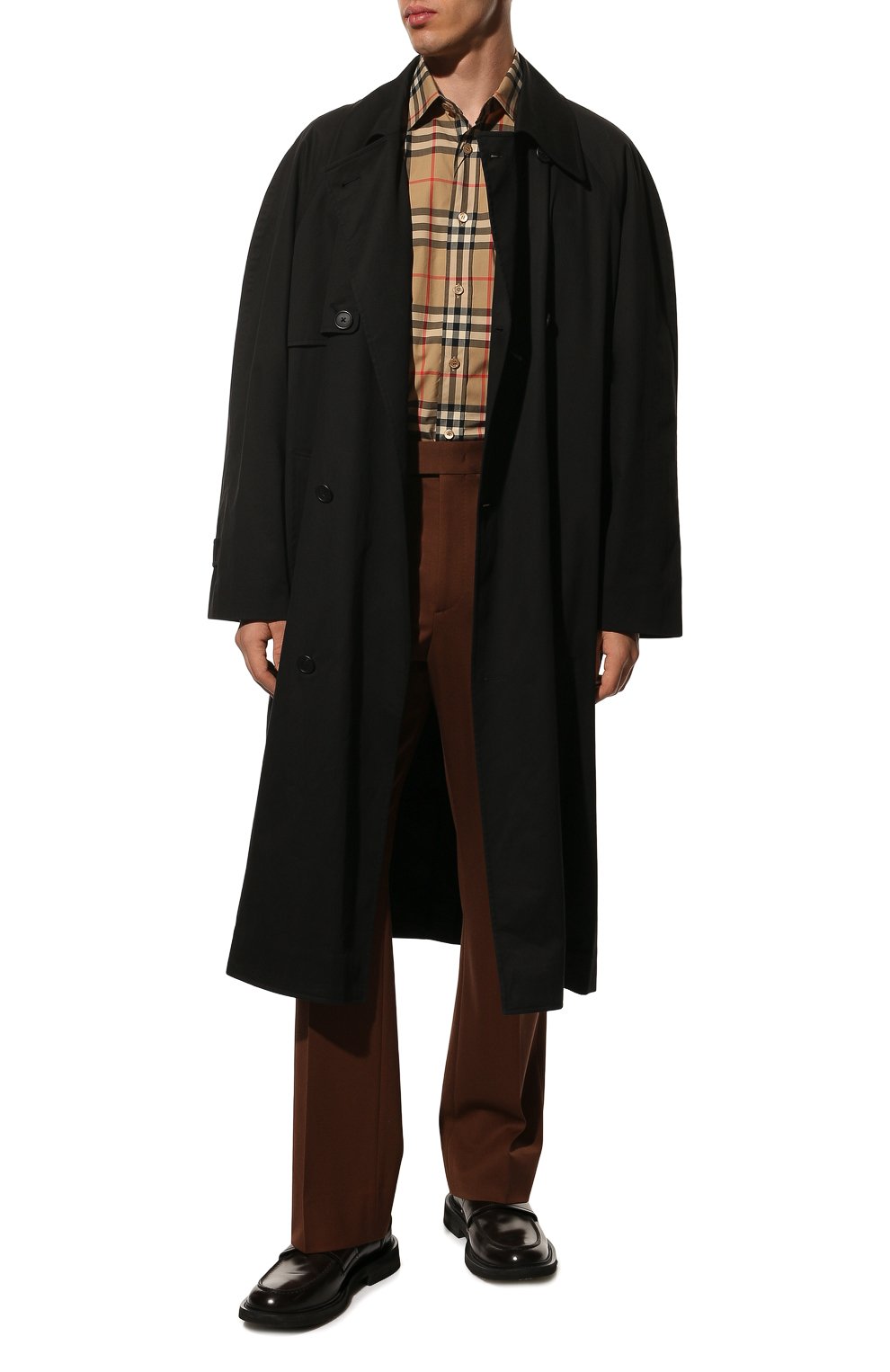 Хлопковая рубашка BURBERRY, арт. 8020863, фото 2