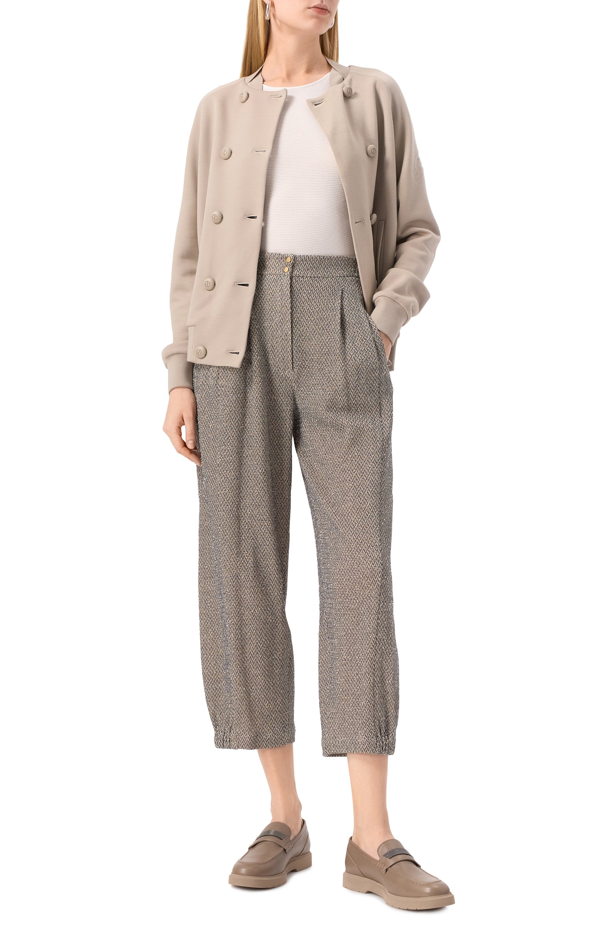 Бомбер из шерсти и вискозы GIORGIO ARMANI, арт. 6KAB50/AJDFZ, фото 2