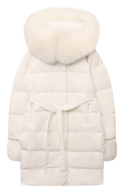 Пуховик с отделкой из песца YVES SALOMON ENFANT, арт. 25WEM920XXD0TM, фото 1