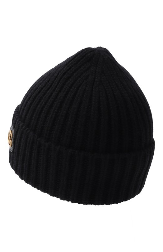 Шапка из шерсти и кашемира Gucci 764594/3GB02 Чёрный  764594/3GB02 Фото 2
