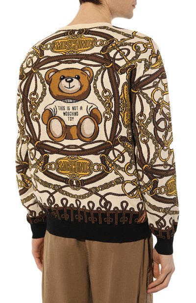 Хлопковый джемпер MOSCHINO, арт. A0920/5207, фото 4