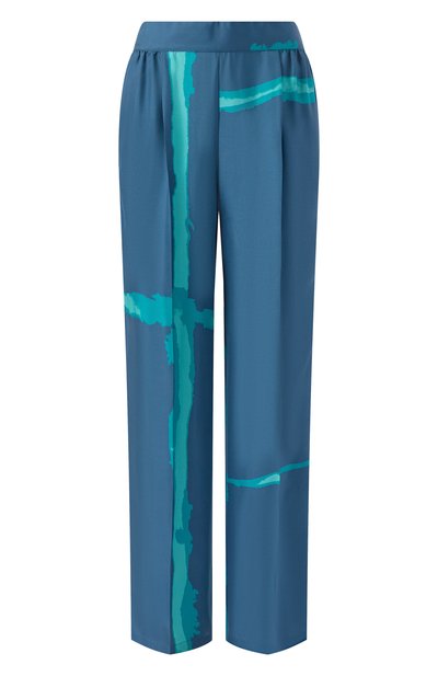 Женские шелковые брюки KITON, арт. D61103K0999G02