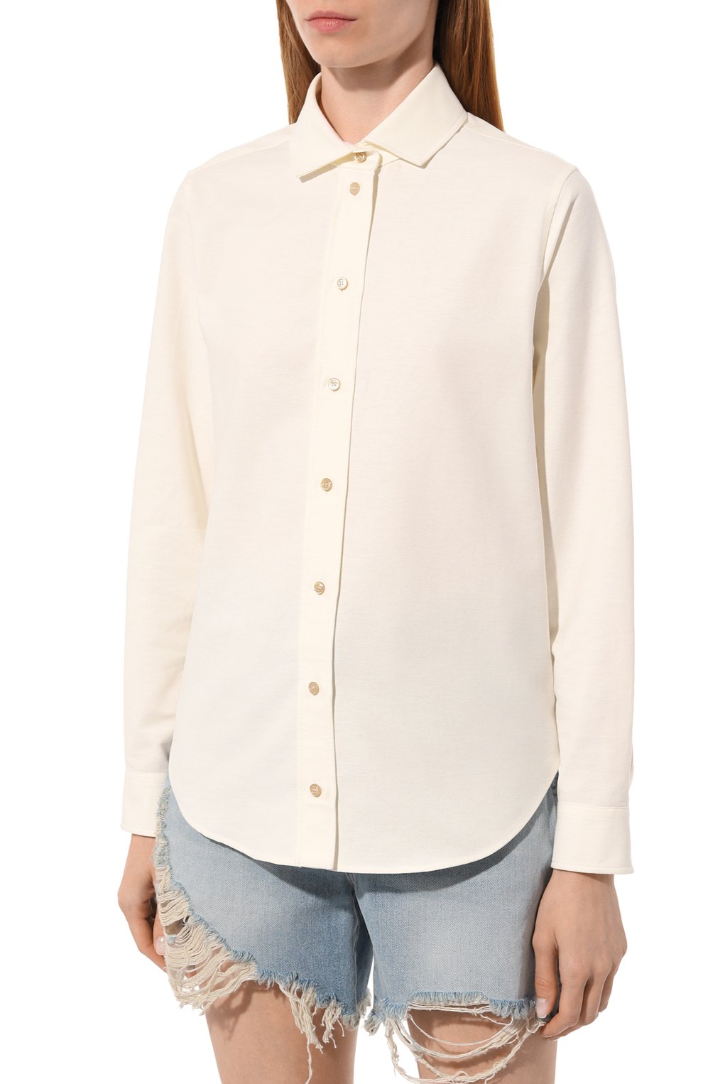 Хлопковая рубашка GUCCI, арт. 621212 Z380H, фото 3