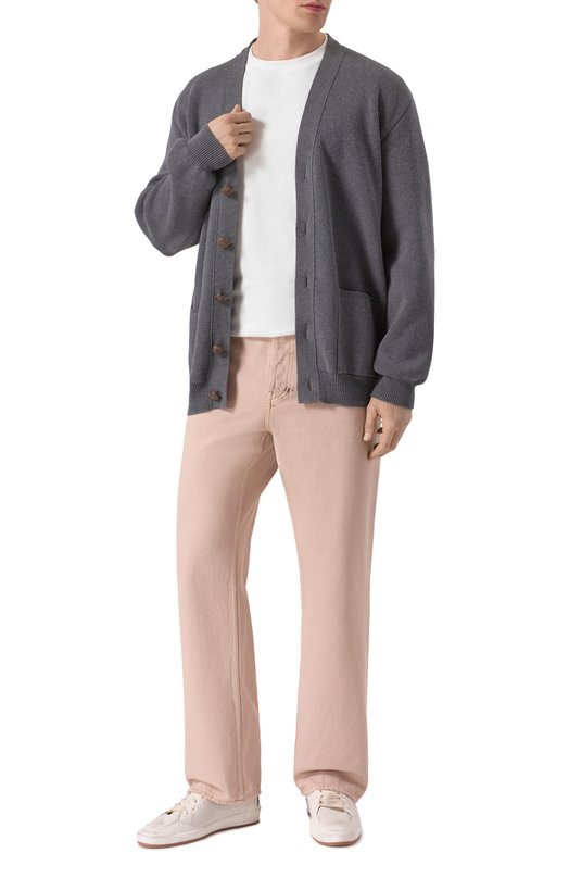 Кожаные кеды Ball star Golden Goose Deluxe Brand GMF00717.F006013 Белый  GMF00717.F006013 Фото 2