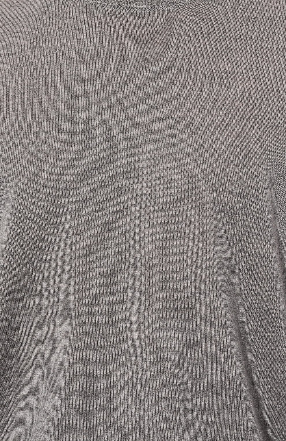 Шерстяной джемпер BOSS серого цвета по цене 20950 руб., арт. 50468239, фото 5 Шерстяной джемпер BOSS, арт. 50468239, фото 5