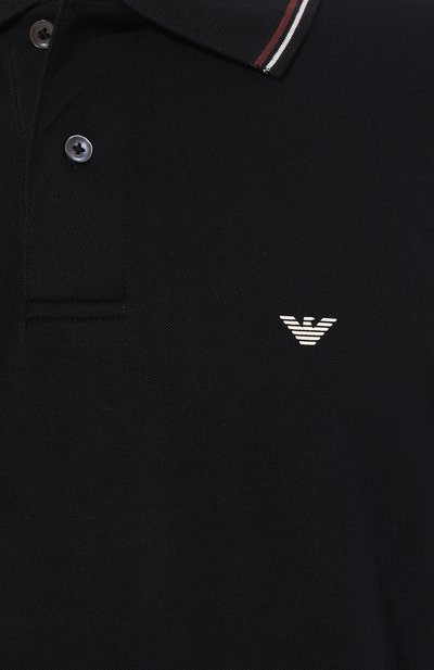 Хлопковое поло EMPORIO ARMANI, арт. 8N1FB3/1JPTZ, фото 5