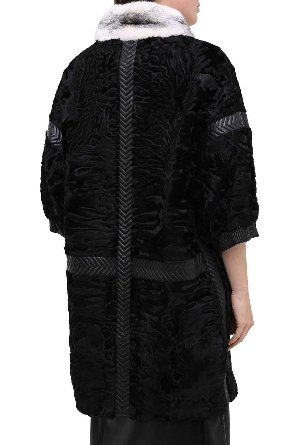 Шуба KITON черного цвета по цене 1515000 руб., арт. D44685X04P01, фото 4 Шуба KITON, арт. D44685X04P01, фото 4
