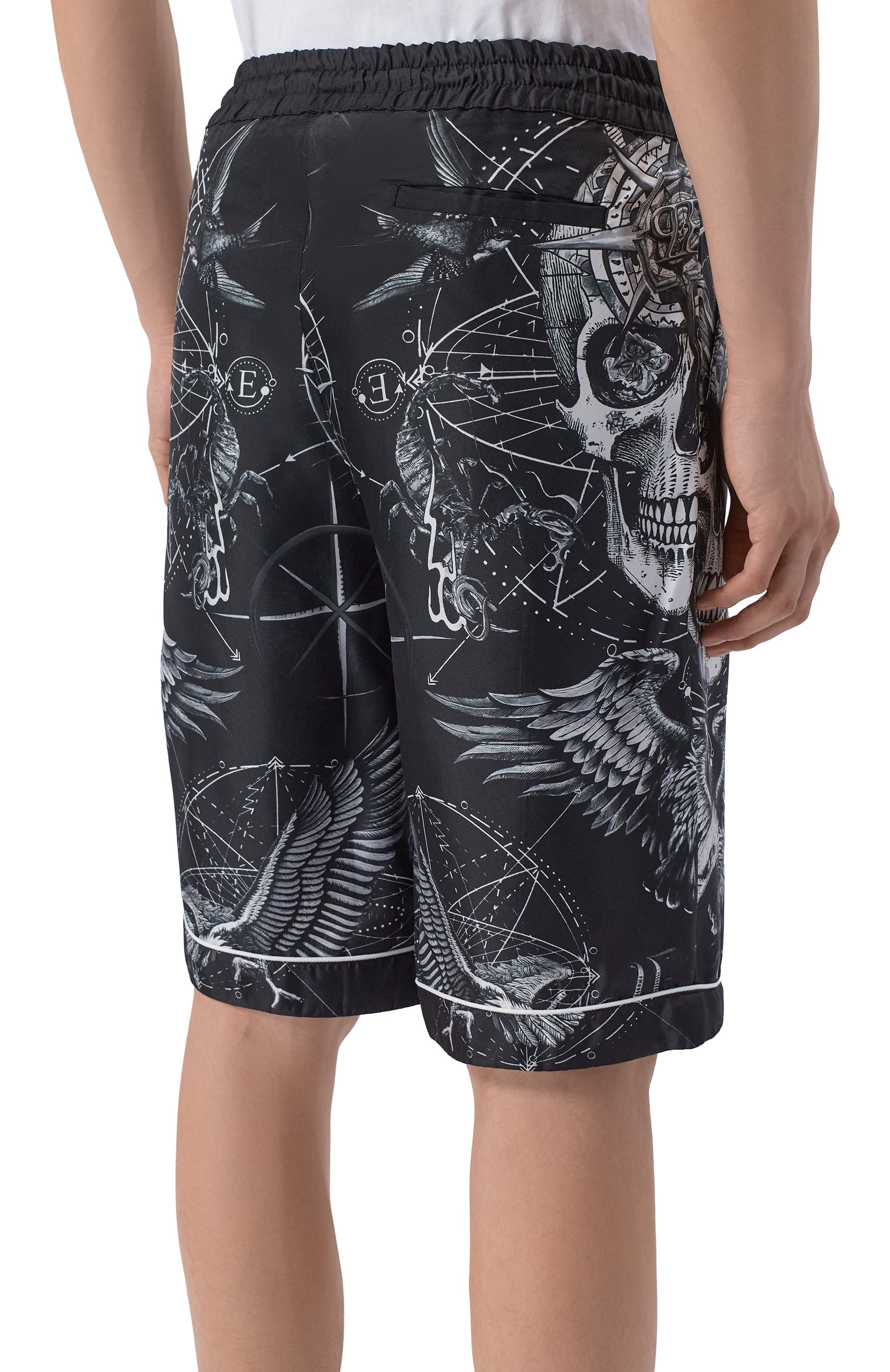 Шелковые шорты PHILIPP PLEIN, арт. SAFC MRT1638 PTE104N, фото 4