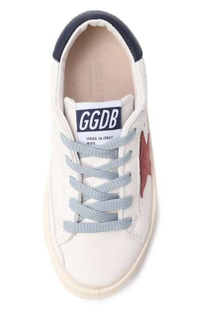 Кожаные кеды may GOLDEN GOOSE DELUXE BRAND, арт. GYF01033.F008061, фото 4