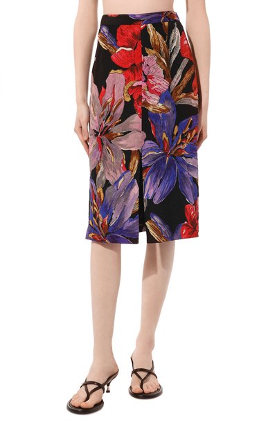 Юбка из вискозы и шелка DRIES VAN NOTEN, арт. 231-010800-6159, фото 3