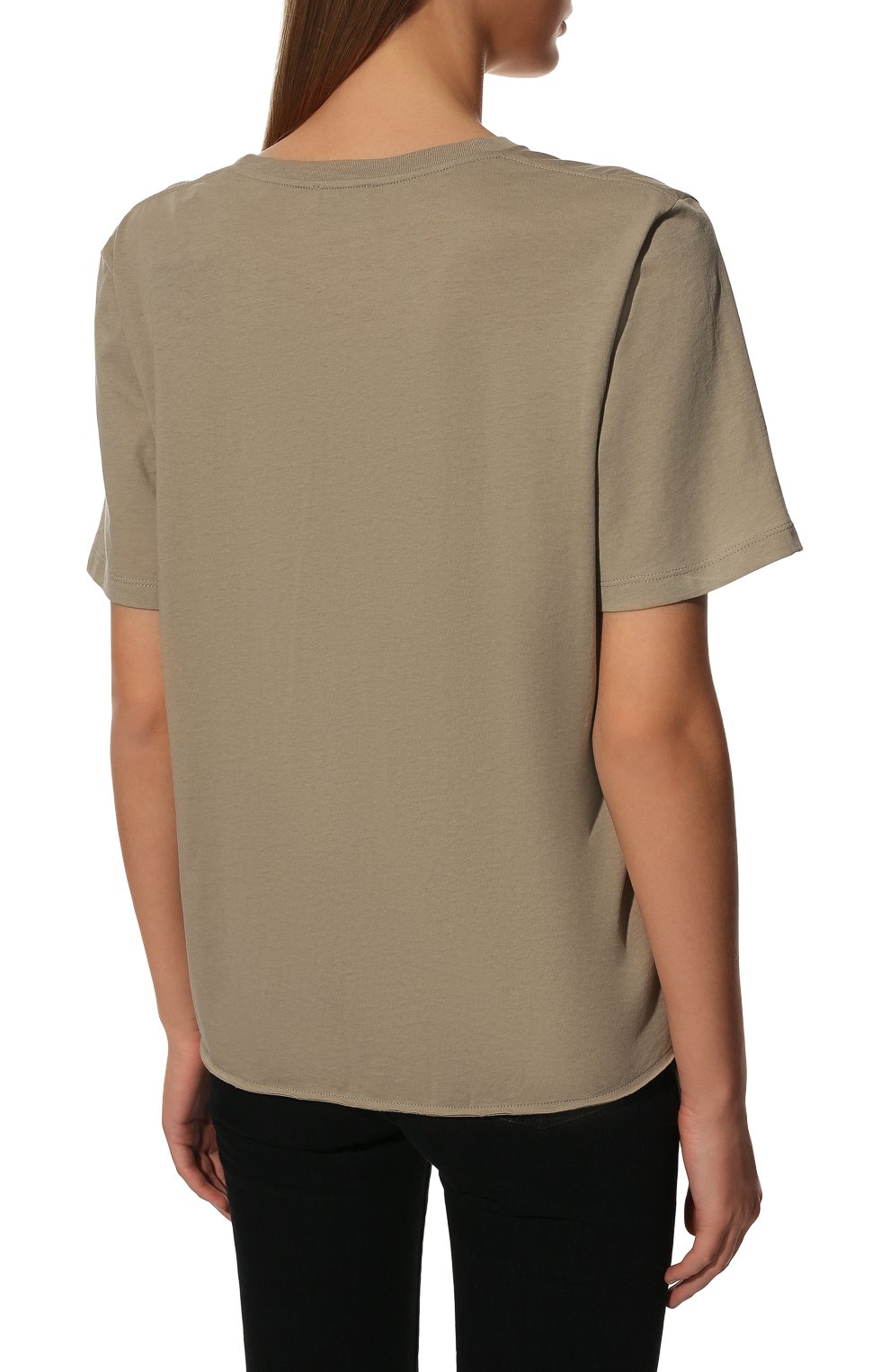 Хлопковая футболка SAINT LAURENT, арт. 647994/YBYL2, фото 4