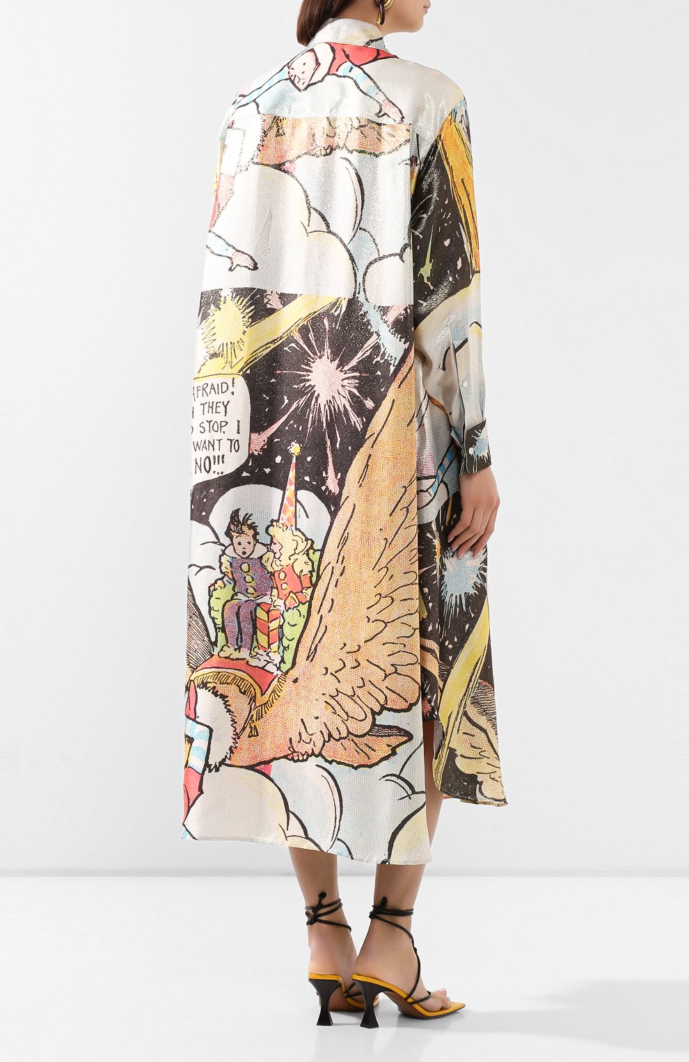 Платье из шелка и шерсти LANVIN, арт. RW-DR372I-4490-E20, фото 4