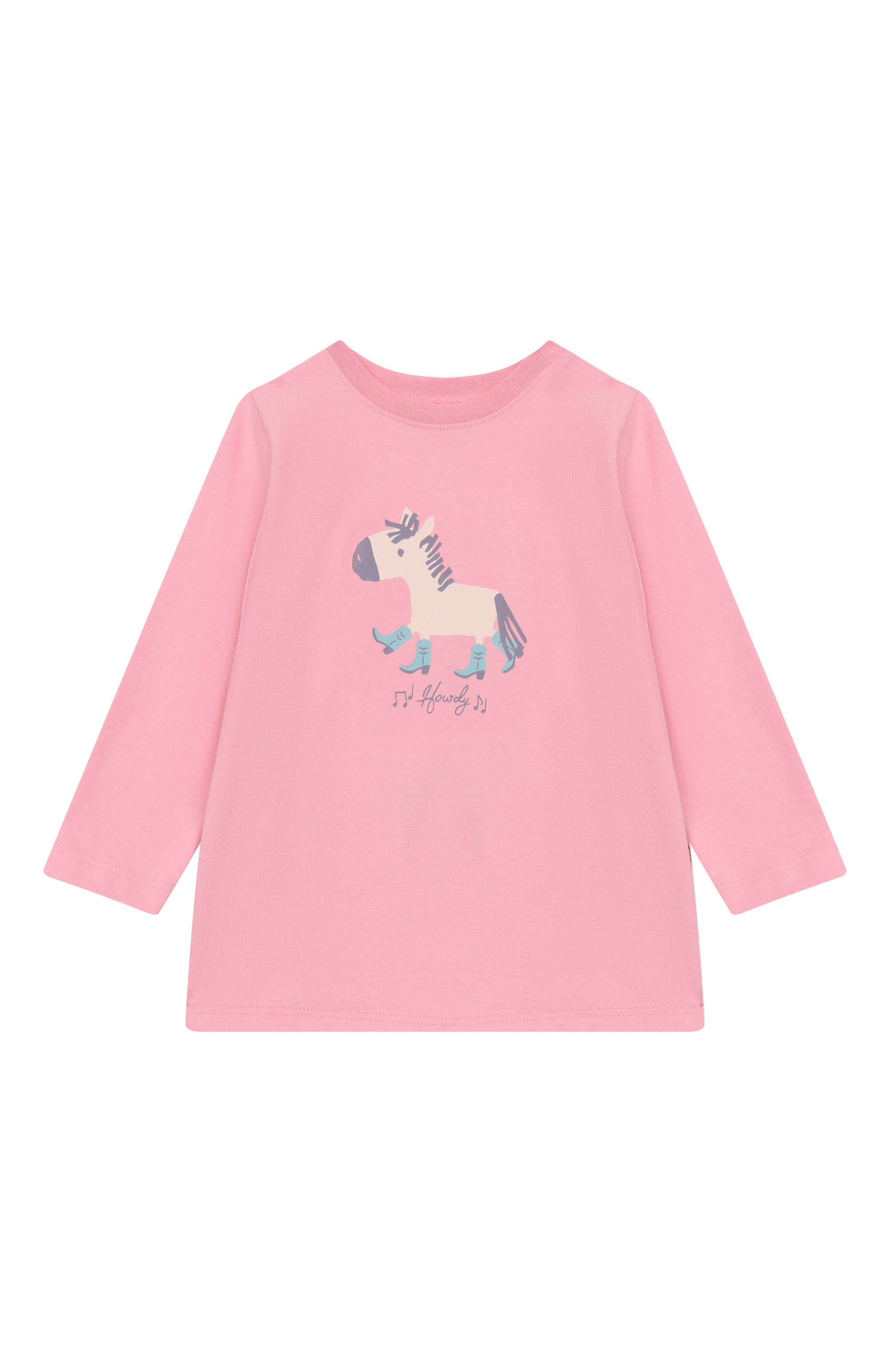 Хлопковая пижама SANETTA розового цвета по цене 9875 руб., арт. 222289, фото 2 Хлопковая пижама SANETTA, арт. 222289, фото 2