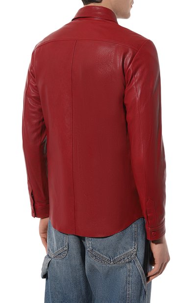 Кожаная рубашка GUCCI, арт. 624742 XN635, фото 4