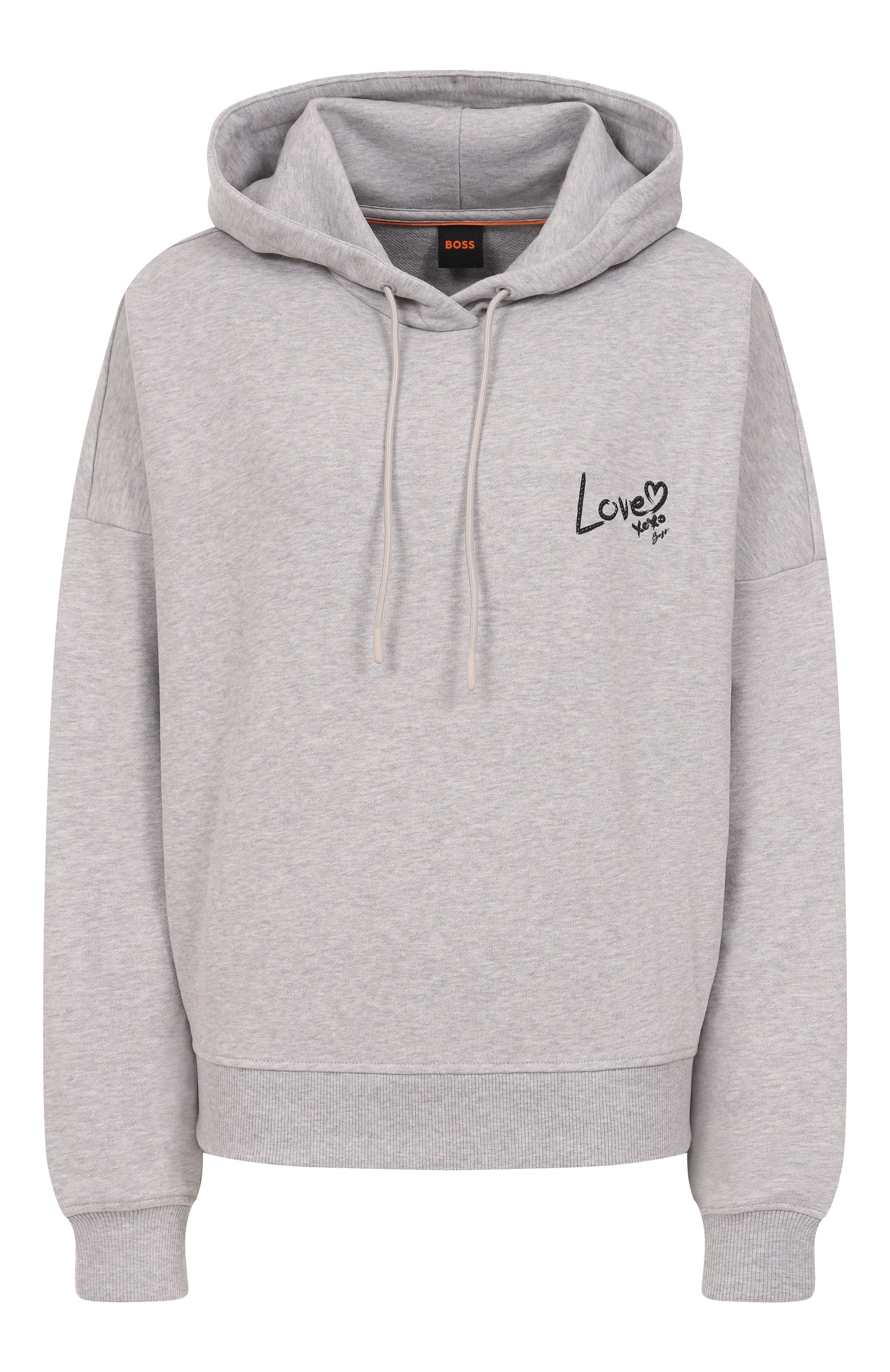 Хлопковое худи BOSS ORANGE, арт. 50551429, фото 1