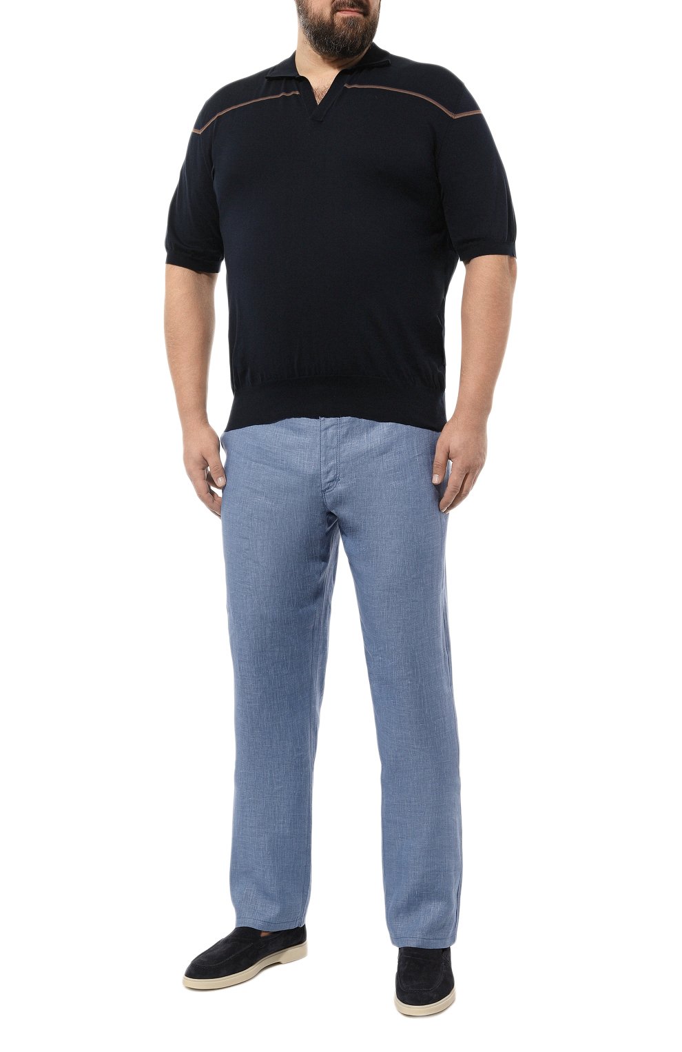 Льняные брюки ZILLI, арт. M0R-D0270-LIN01/R001, фото 2