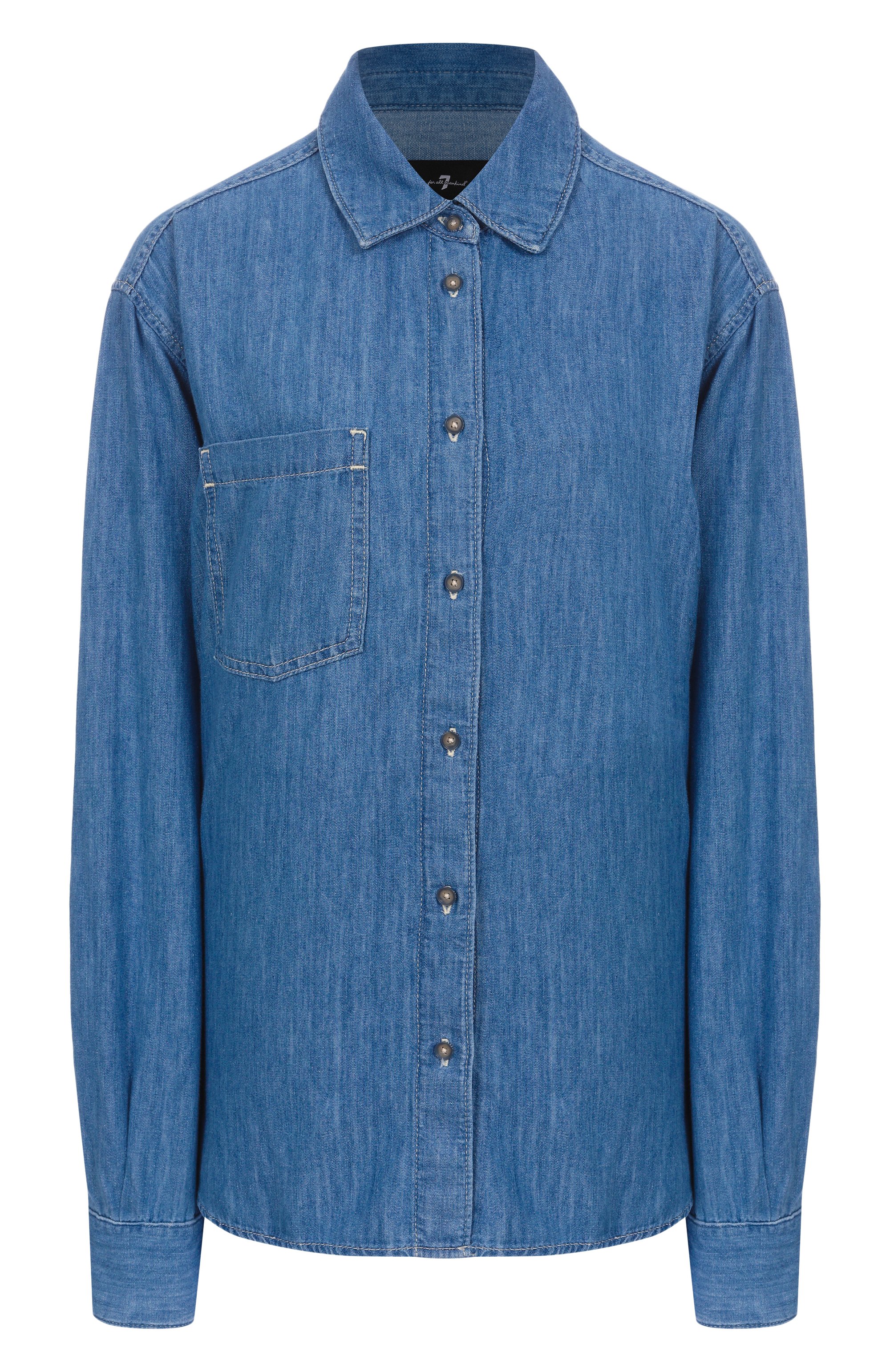 Джинсовая рубашка 7 FOR ALL MANKIND, арт. 7U033E31IYY, фото 1