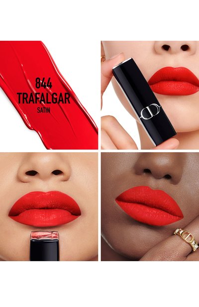 Помада для губ с сатиновым финишем rouge dior, оттенок 844 трафальгар (3,5g) DIOR, арт. C035500844, фото 3
