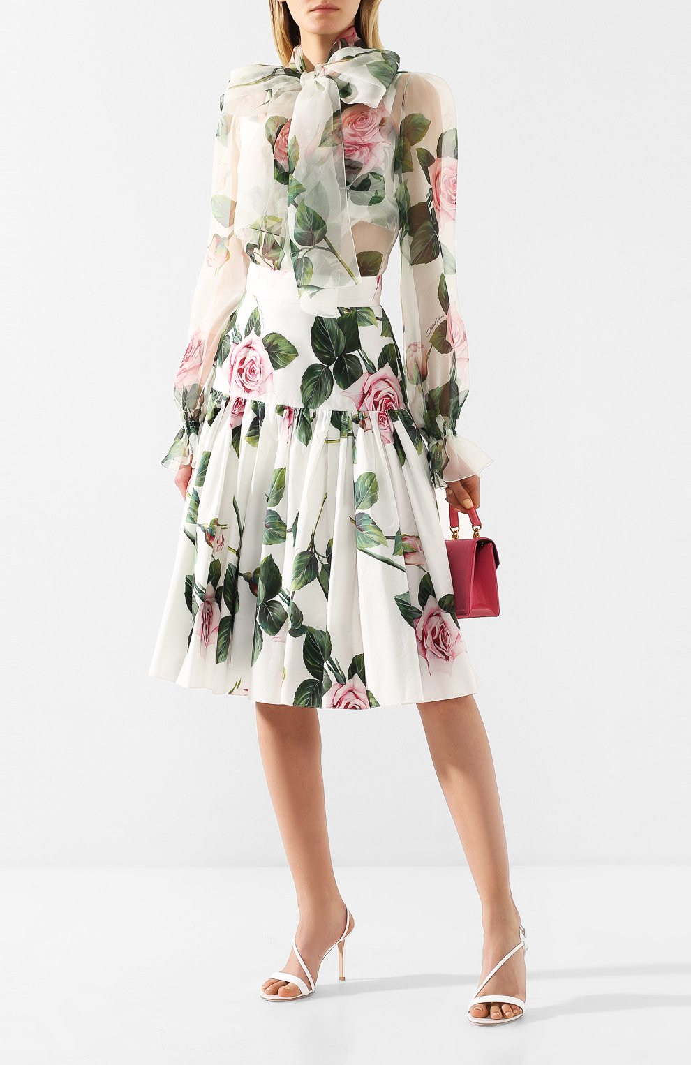 Хлопковая юбка DOLCE & GABBANA, арт. F4A9HT/HS5FZ, фото 2