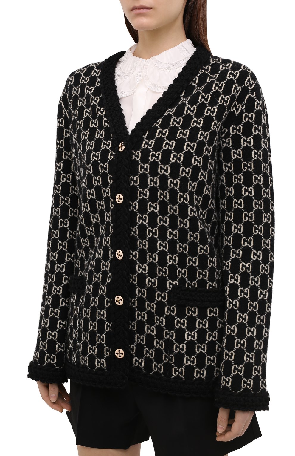 Шерстяной кардиган GUCCI, арт. 644570/XKBN1, фото 3