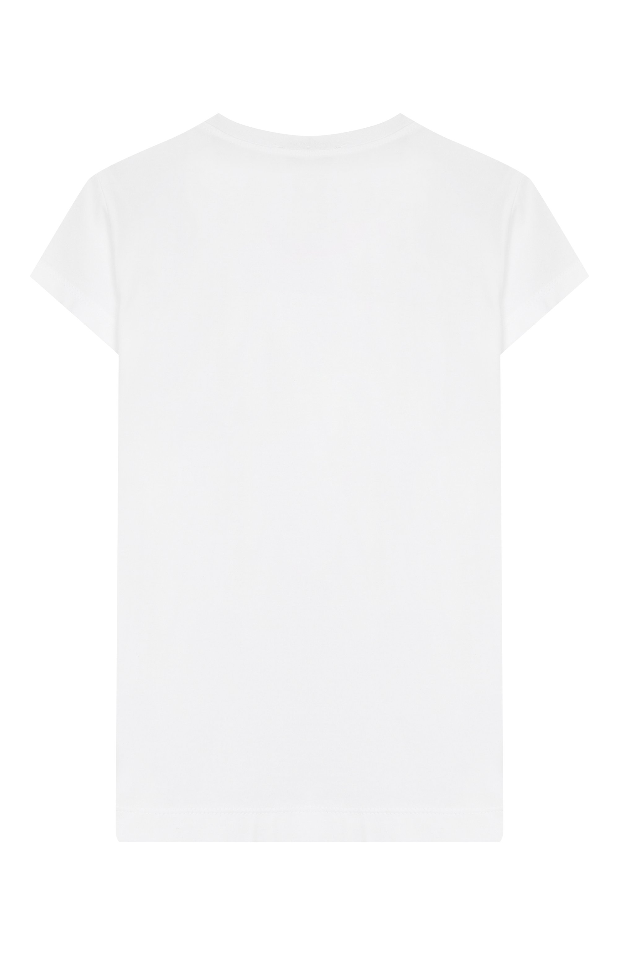 Хлопковая футболка MONNALISA, арт. 11E628, фото 2