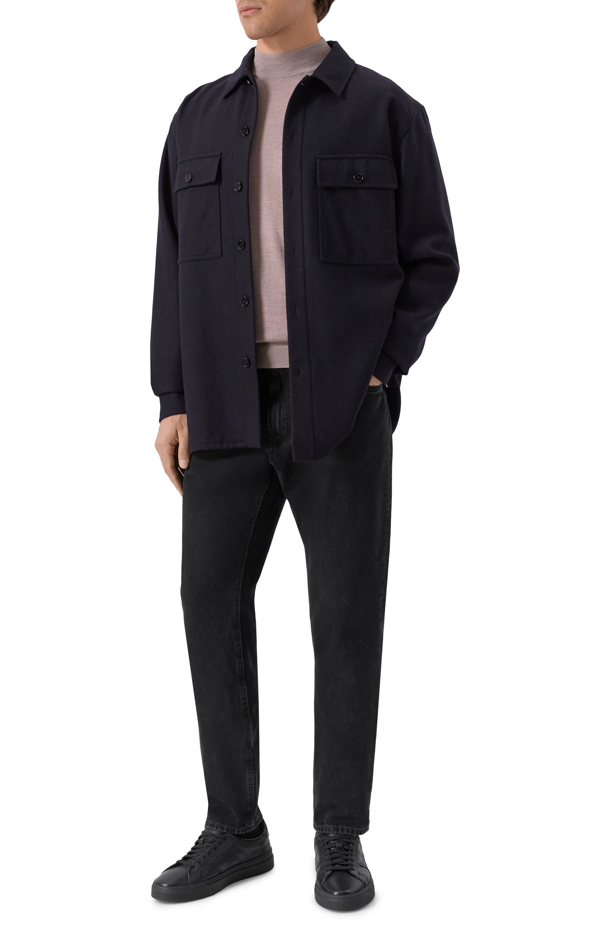 Кожаные кеды gloria SANTONI, арт. MBGT21779NE0RSL7N01_, фото 2