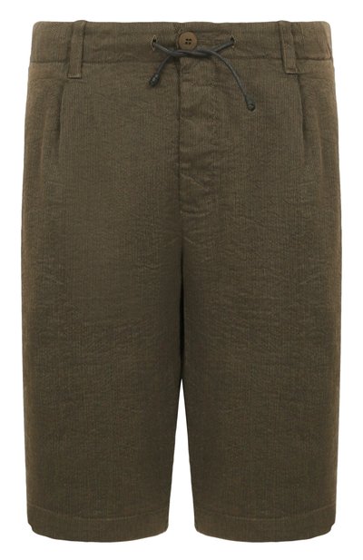 Мужские шорты изо льна и вискозы TRANSIT, арт. CFUTRWH173