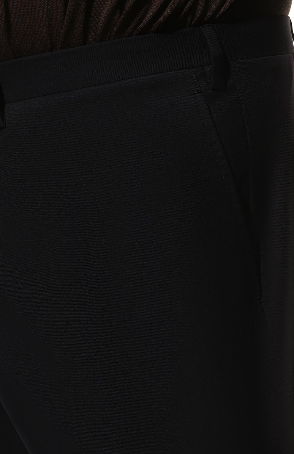 Шерстяные брюки KITON темно-синего цвета по цене 552000 руб., арт. UA81K09828_2, фото 5 Шерстяные брюки KITON, арт. UA81K09828_2, фото 5