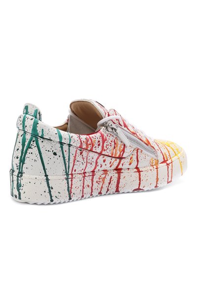 Кожаные кеды frankie GIUSEPPE ZANOTTI DESIGN разноцветного цвета по цене 79850 руб., арт. RM10020/001, фото 4 Кожаные кеды frankie GIUSEPPE ZANOTTI DESIGN, арт. RM10020/001, фото 4