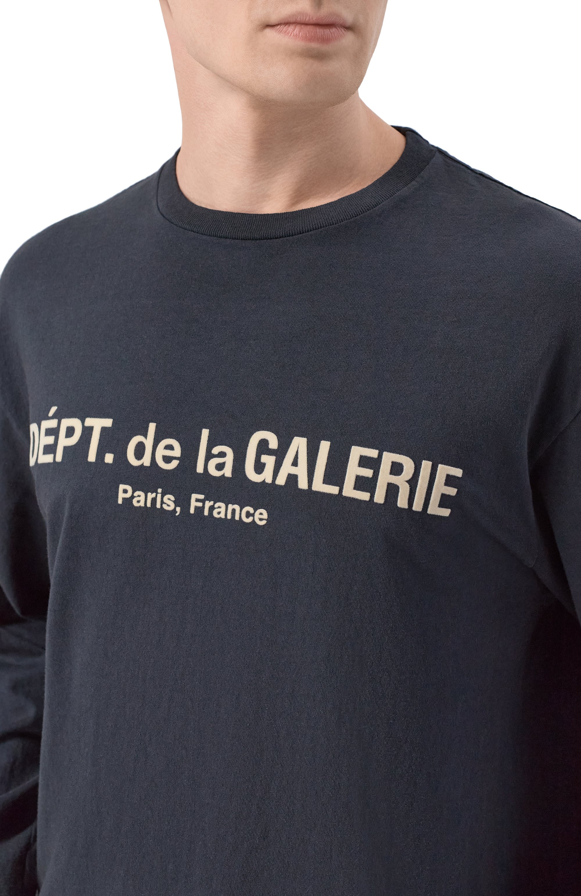 Хлопковый лонгслив GALLERY DEPT., арт. T0P037/C0TT0N, фото 5