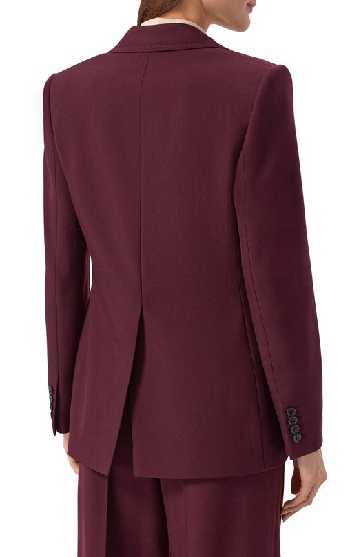 Шерстяной жакет Chloé CH26SVE75164 Фиолетовый  CH26SVE75164 Фото 4