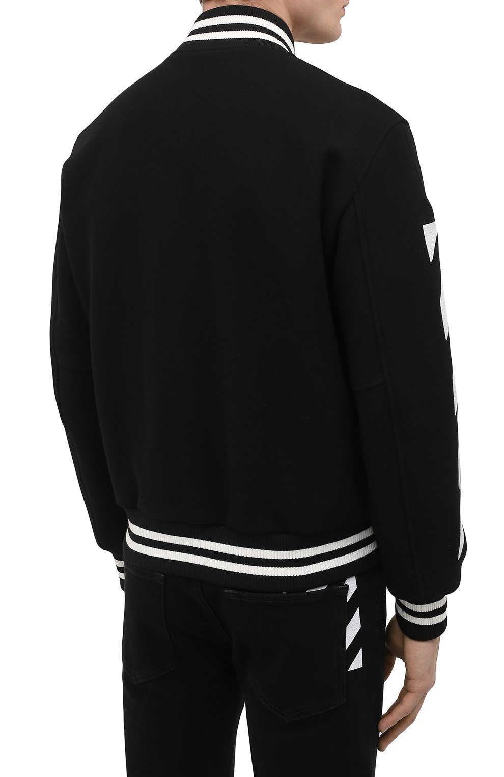 Шерстяной бомбер OFF-WHITE, арт. 0MEA267R21FAB001, фото 4