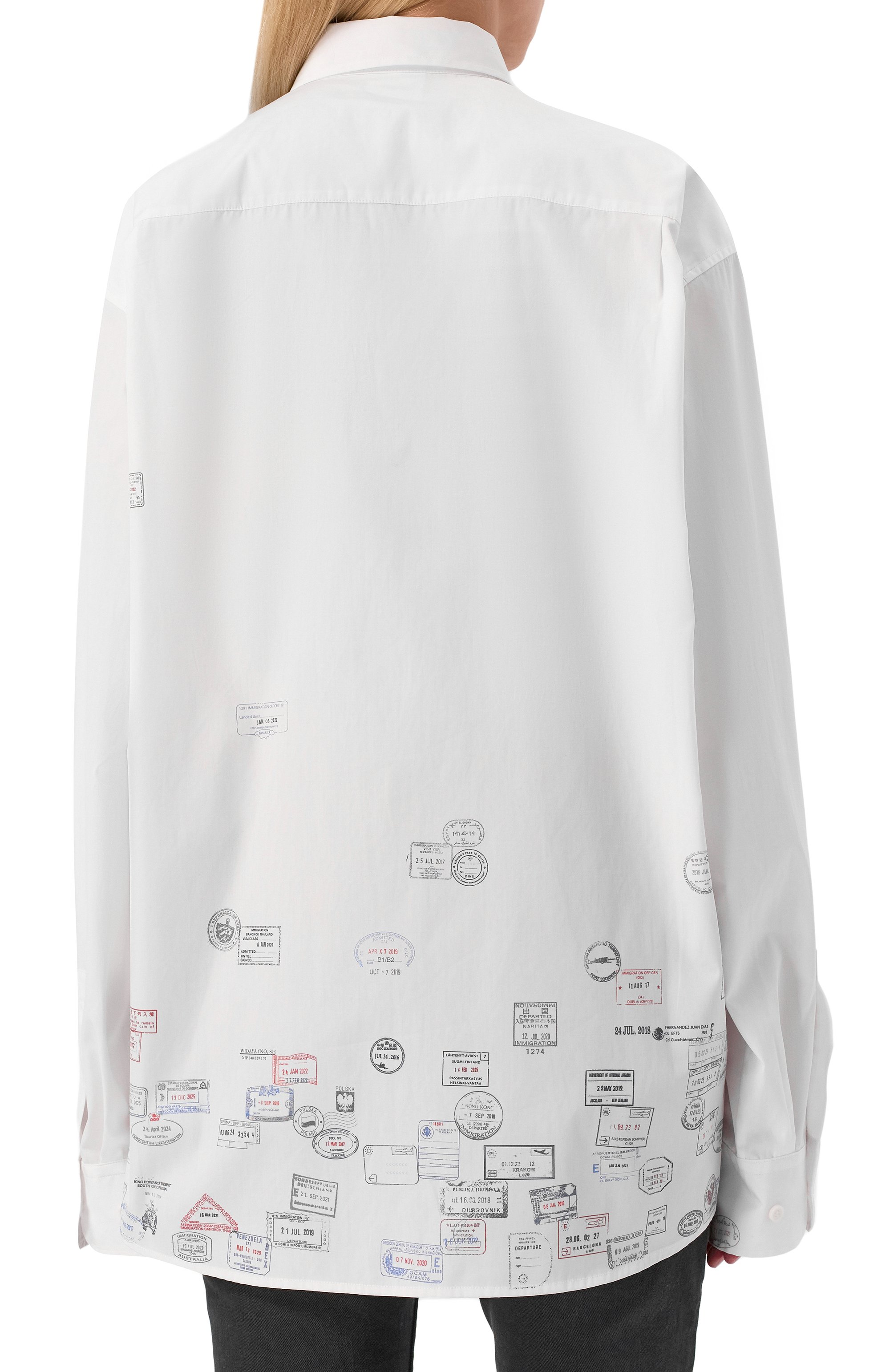 Хлопковая рубашка VETEMENTS, арт. UH76SH150W, фото 7