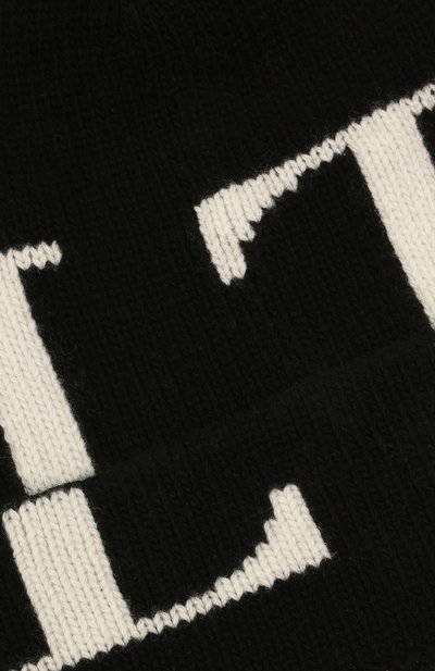 Шапка из шерсти и кашемира VALENTINO черного цвета по цене 42350 руб., арт. WY2HB00A/FTA, фото 3 Шапка из шерсти и кашемира VALENTINO, арт. WY2HB00A/FTA, фото 3