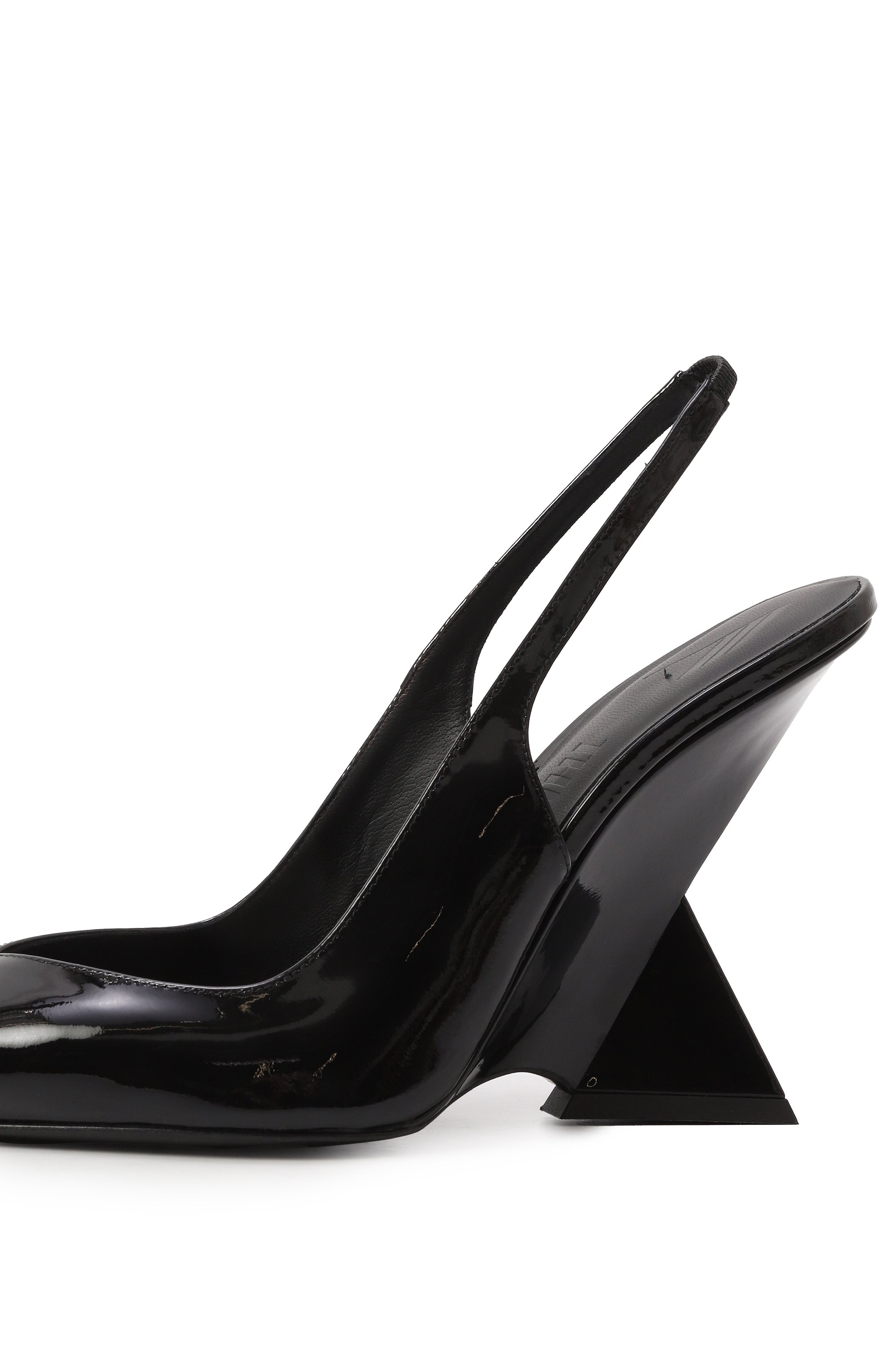 Лакированные туфли cheope THE ATTICO черного цвета по цене 96350 руб., арт. 250WSH00779/LBT002AA, фото 7 Лакированные туфли cheope THE ATTICO, арт. 250WSH00779/LBT002AA, фото 7