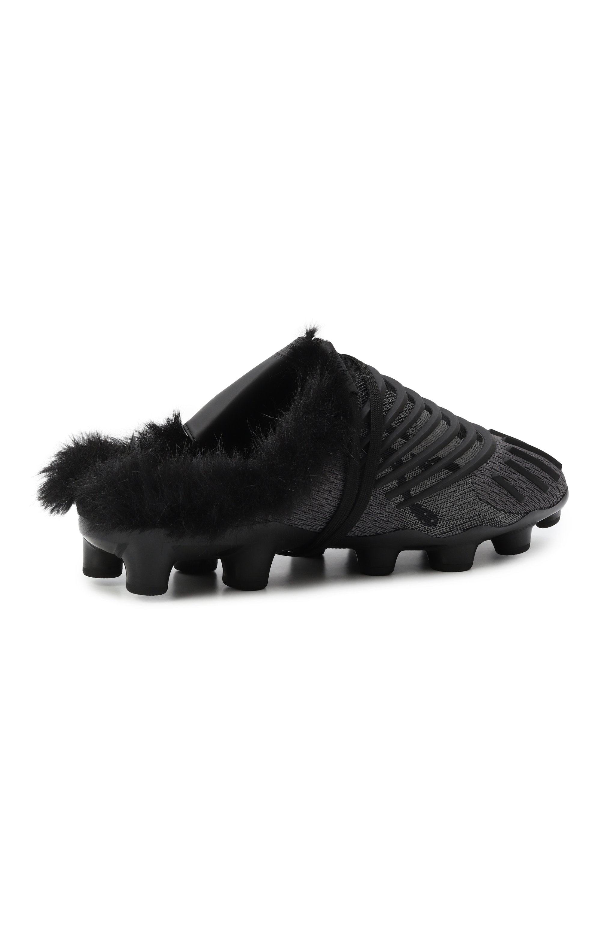 Текстильные сабо half time BALMAIN, арт. FM1VJ397/TKRT, фото 5