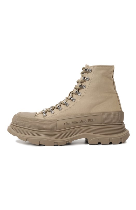 Текстильные ботинки Tread Slick Alexander McQueen 735816W4MV1 7732 Бежевый  735816W4MV1 7732 Фото 4