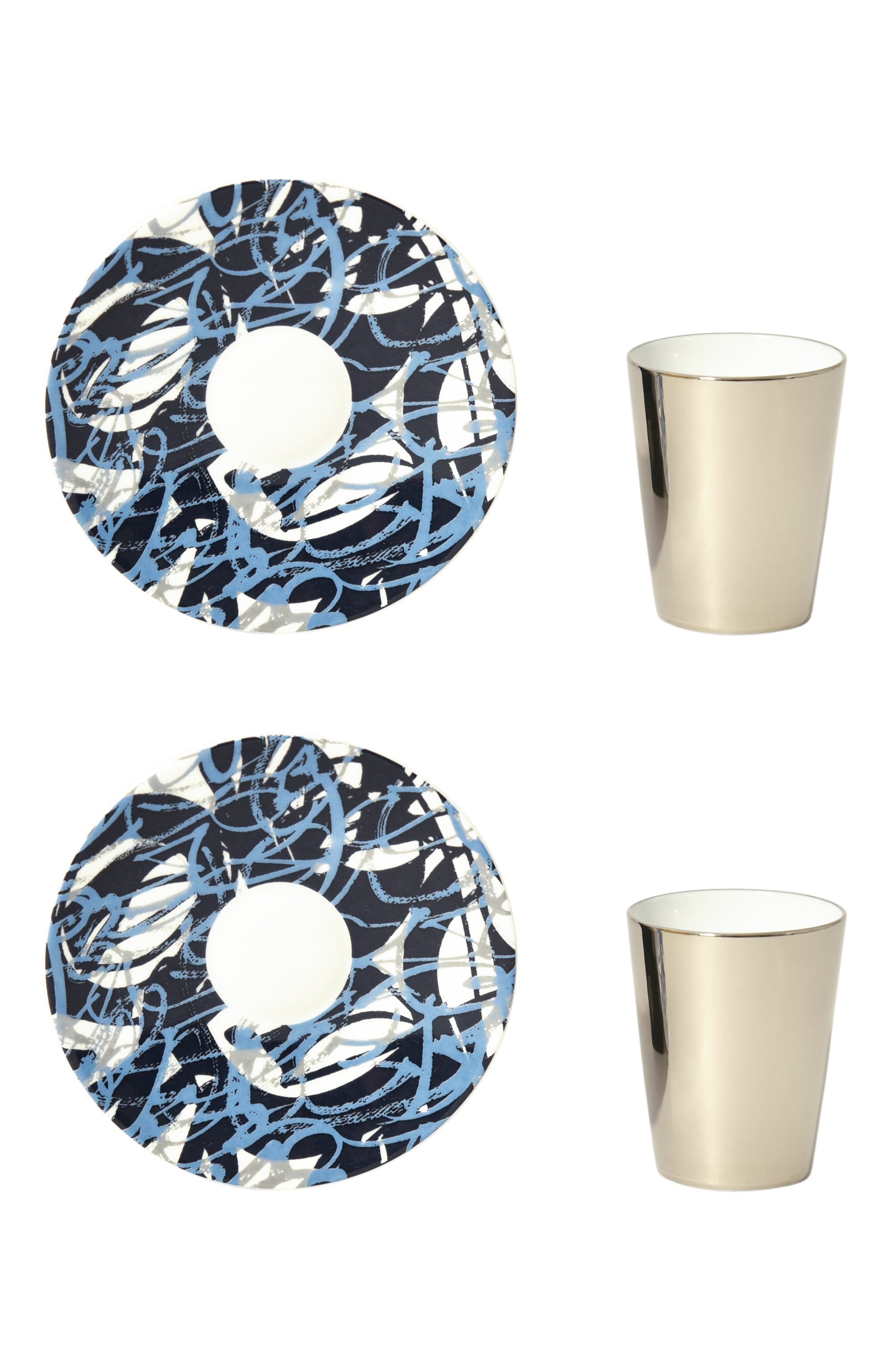 Набор из 2-х чашек для эспрессо с блюдцами nuit des esprits BERNARDAUD, арт. 2604/22172, фото 2