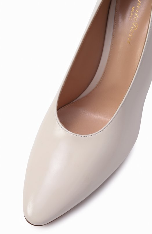 Кожаные туфли Amelia Gianvito Rossi G22325.85RIC.NUI0FFW Серый  G22325.85RIC.NUI0FFW Фото 7