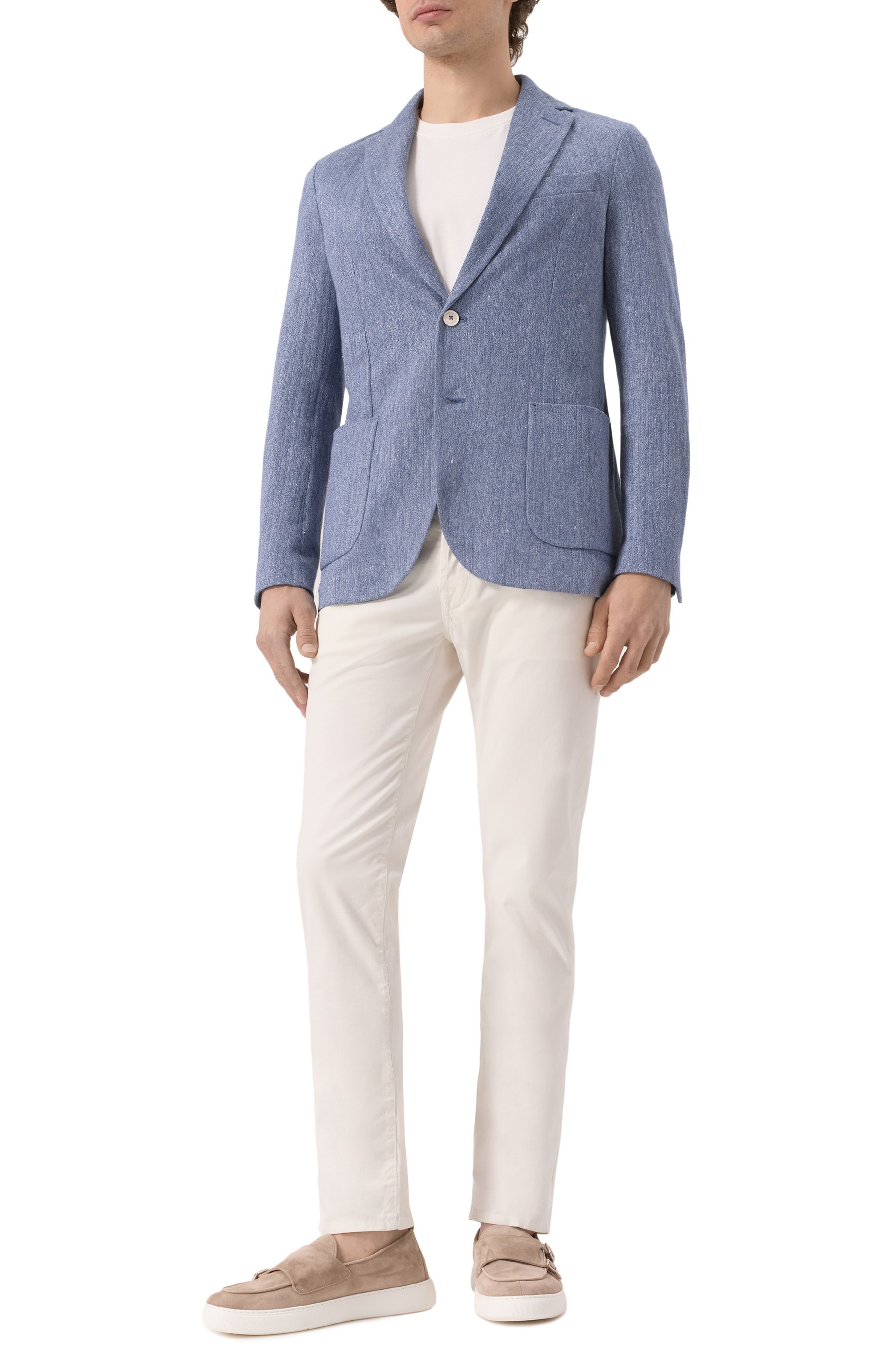 Пиджак изо льна и хлопка CIRCOLO 1901, арт. CN4853, фото 2