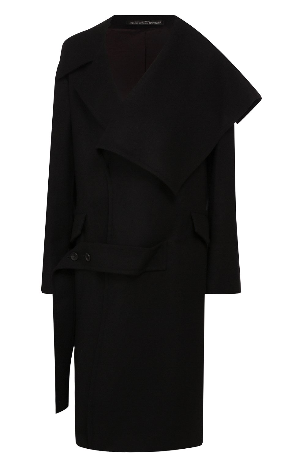 Ш ерстяное пальто YOHJI YAMAMOTO, арт. NC-C01-102, фото 1