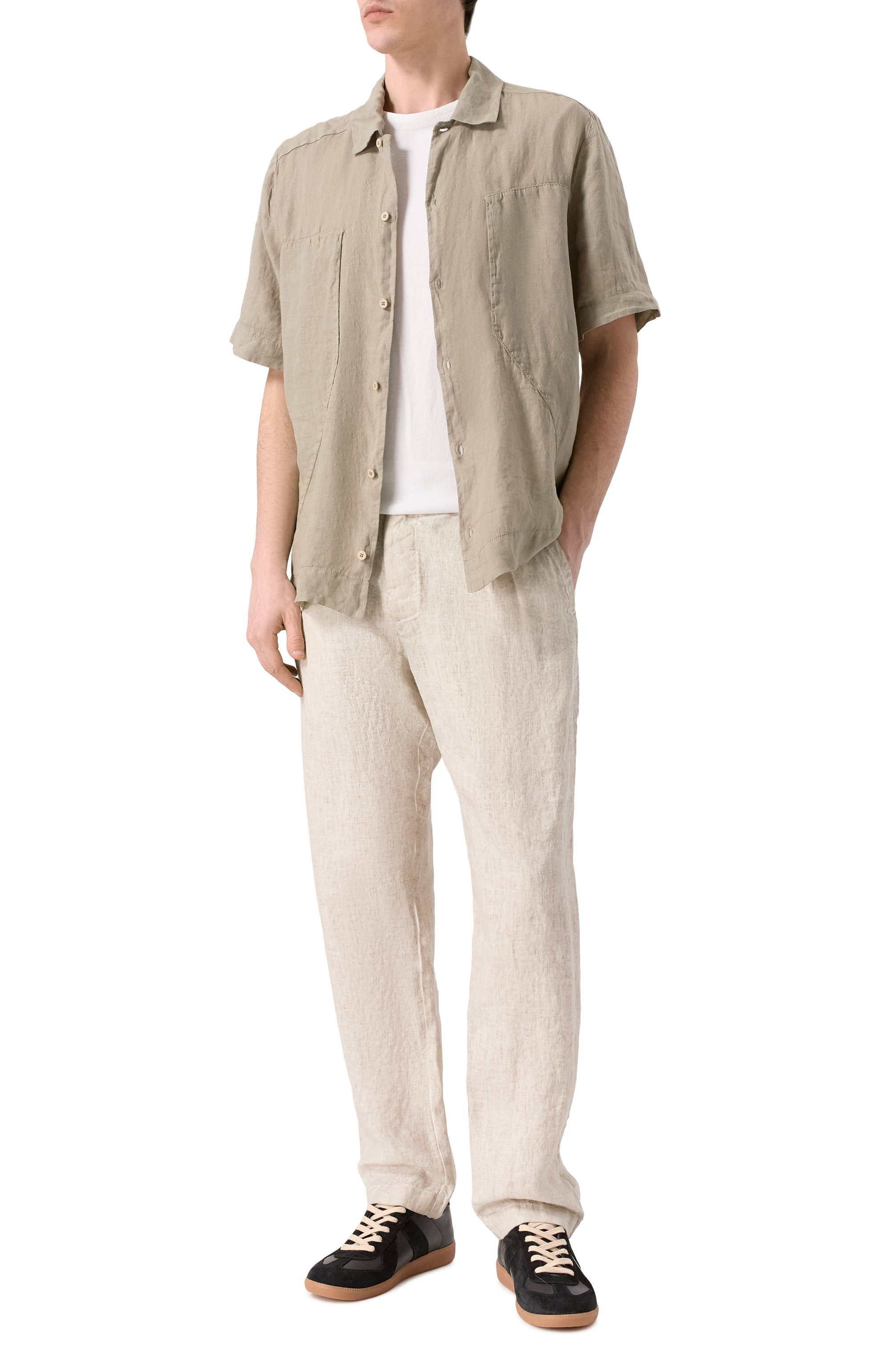 Льняные брюки TRANSIT, арт. CFUTRCH170E, фото 2