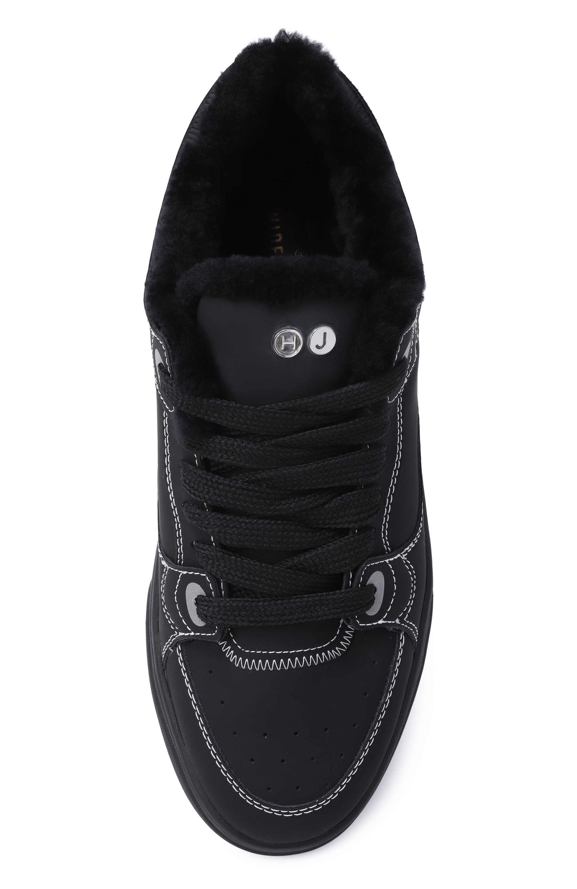 Кожаные кеды osborn HIDE AND JACK, арт. N0SBLMBLKBLK-MTB, фото 6